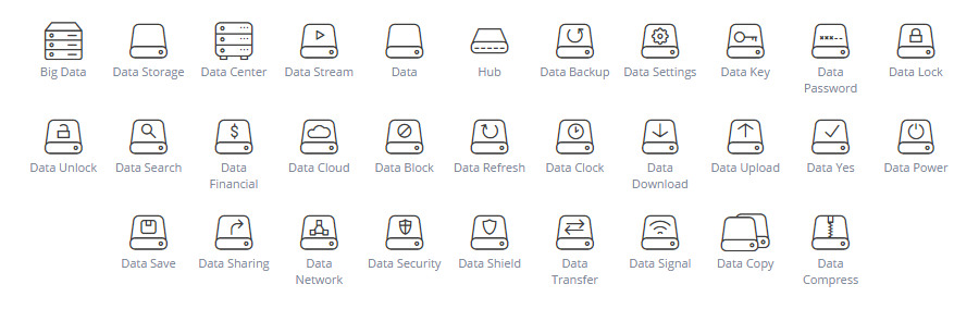Database icons