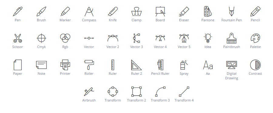 Design icons