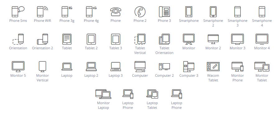 Desktop Apps icons