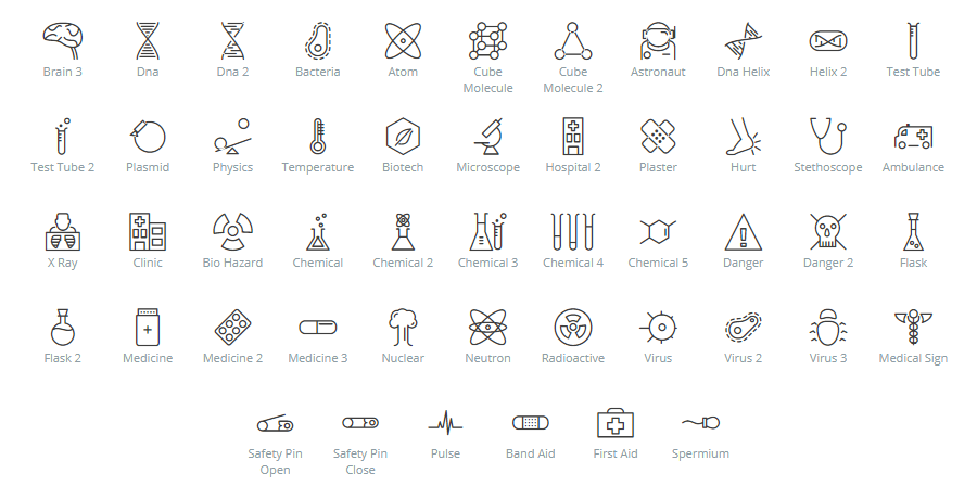 Science & Medical icons