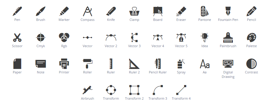 Design icons