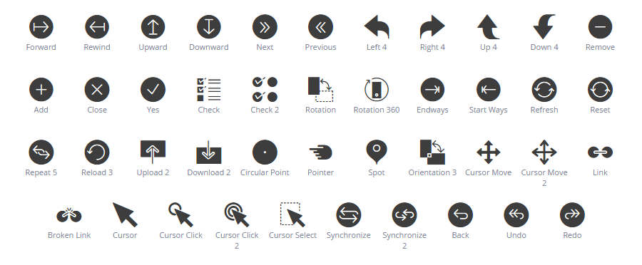 Interface icons