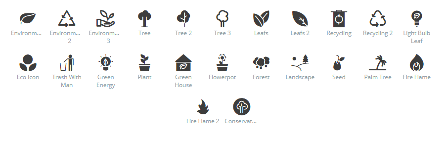 Nature icons